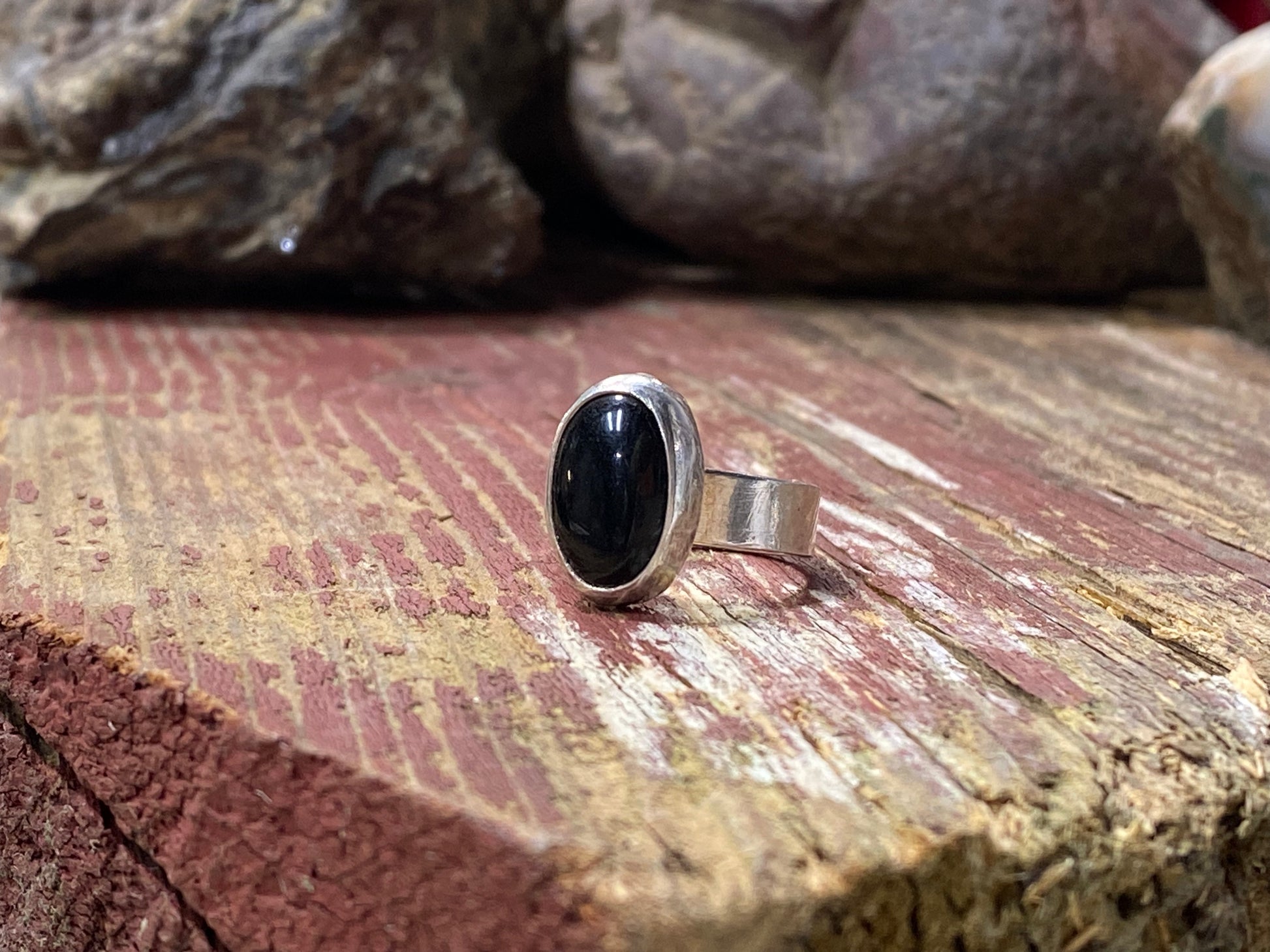 Black Onyx ring -Size 4.5 - collectionsbytracy.com