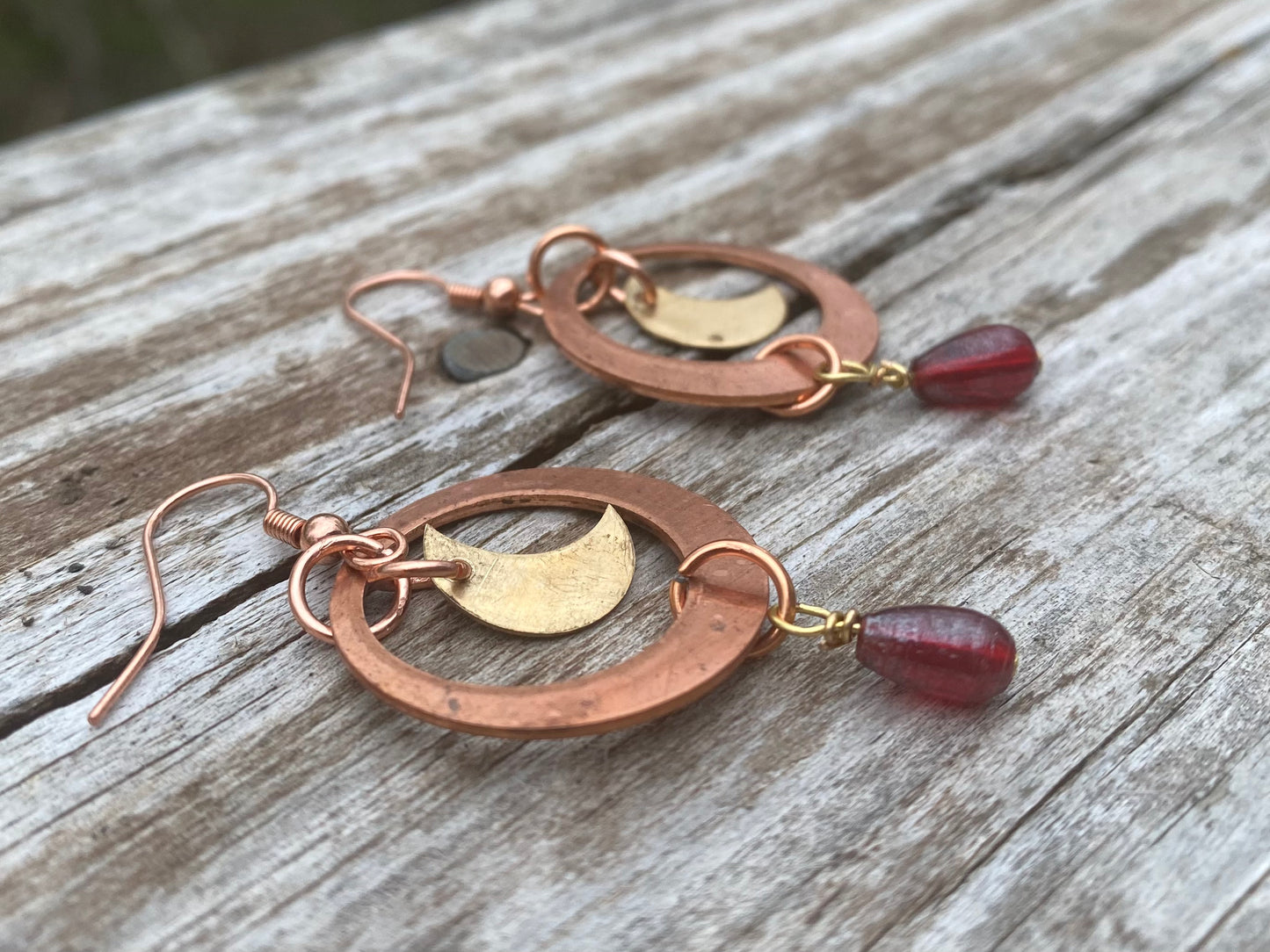 Copper & Brass earring collection - collectionsbytracy.com