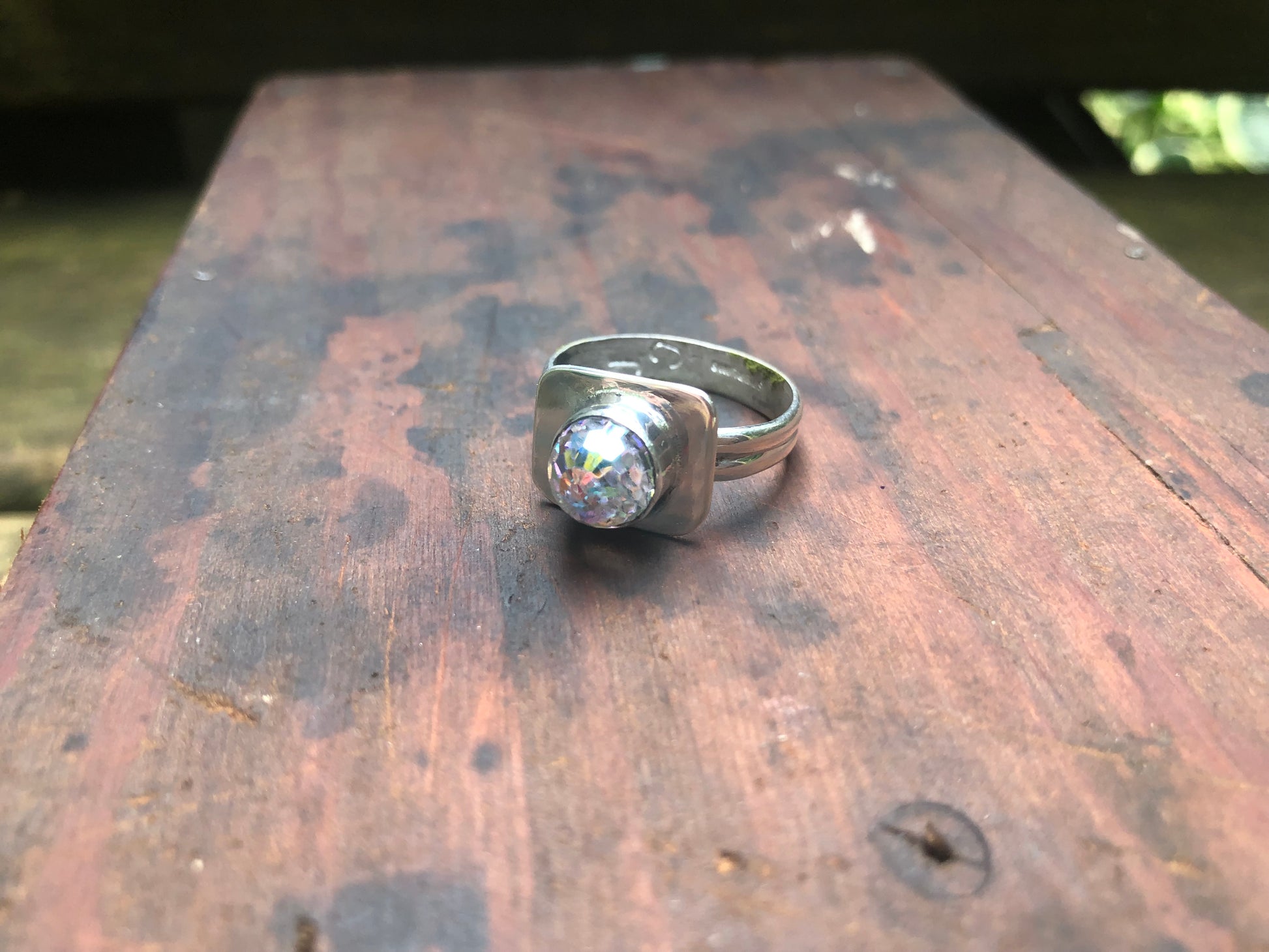 Swarovski crystal cocktail ring - collectionsbytracy.com