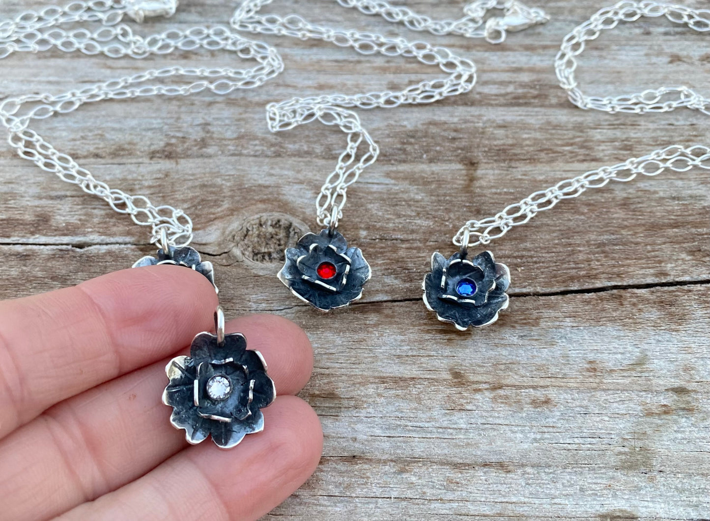 Winter blossom pendants - collectionsbytracy.com