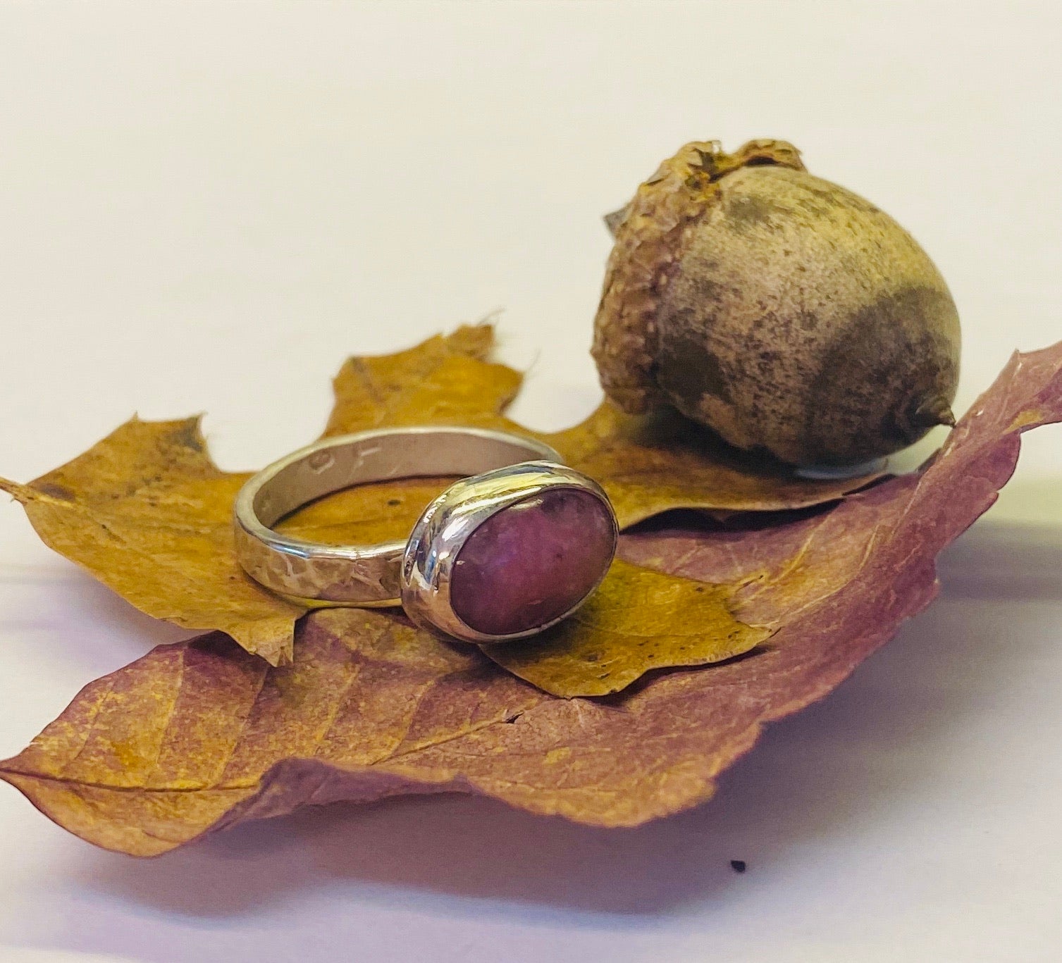 Purple agate ring - collectionsbytracy.com