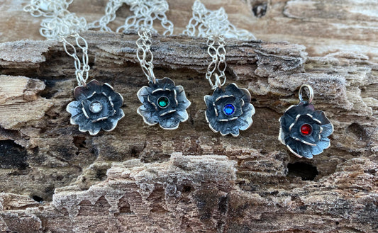 Winter blossom pendants - collectionsbytracy.com