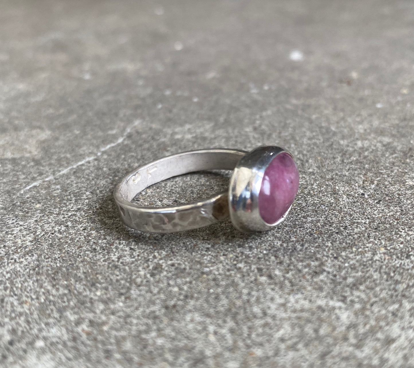 Purple agate ring - collectionsbytracy.com