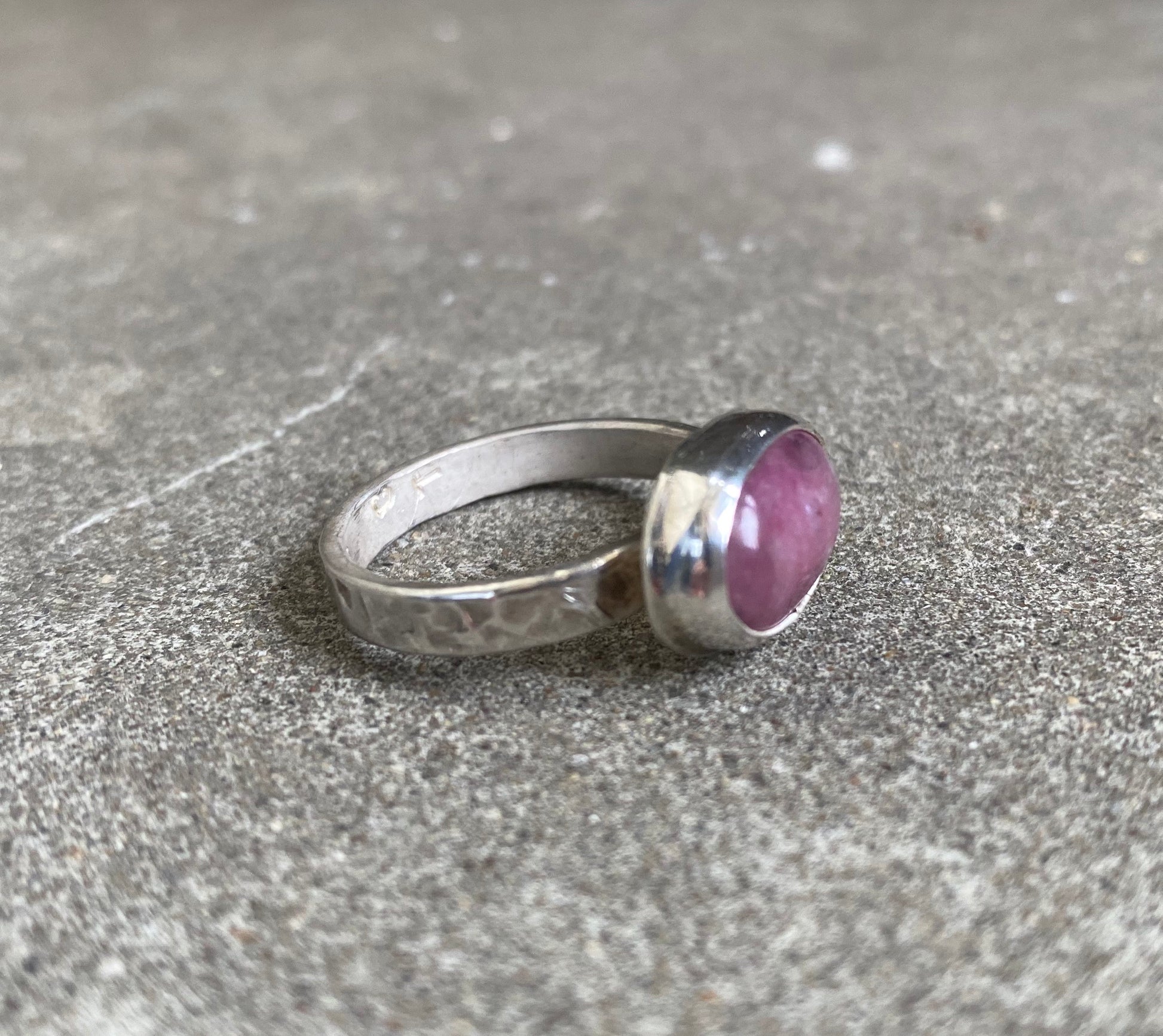 Purple agate ring - collectionsbytracy.com