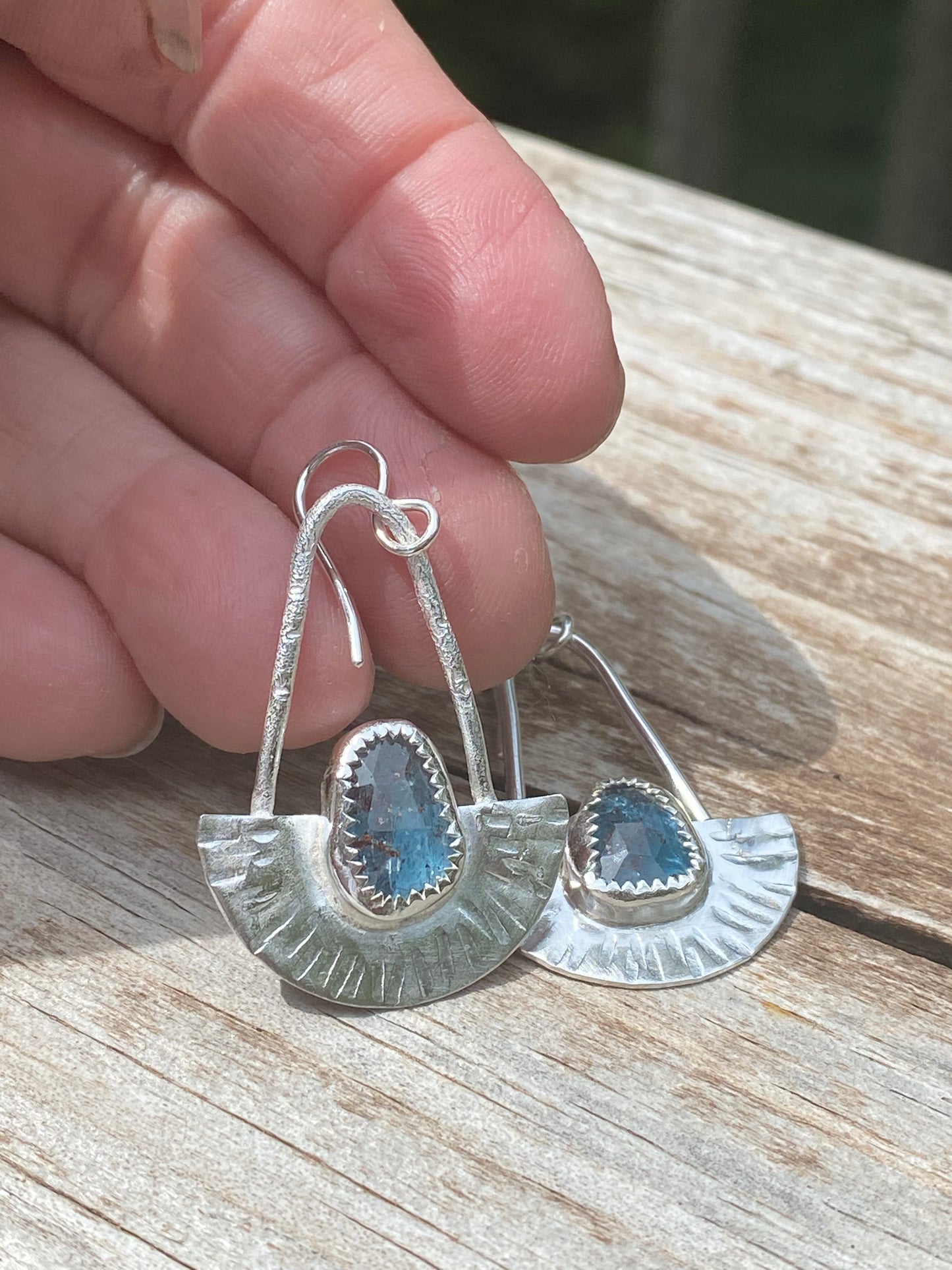Kyanite earrings - collectionsbytracy.com