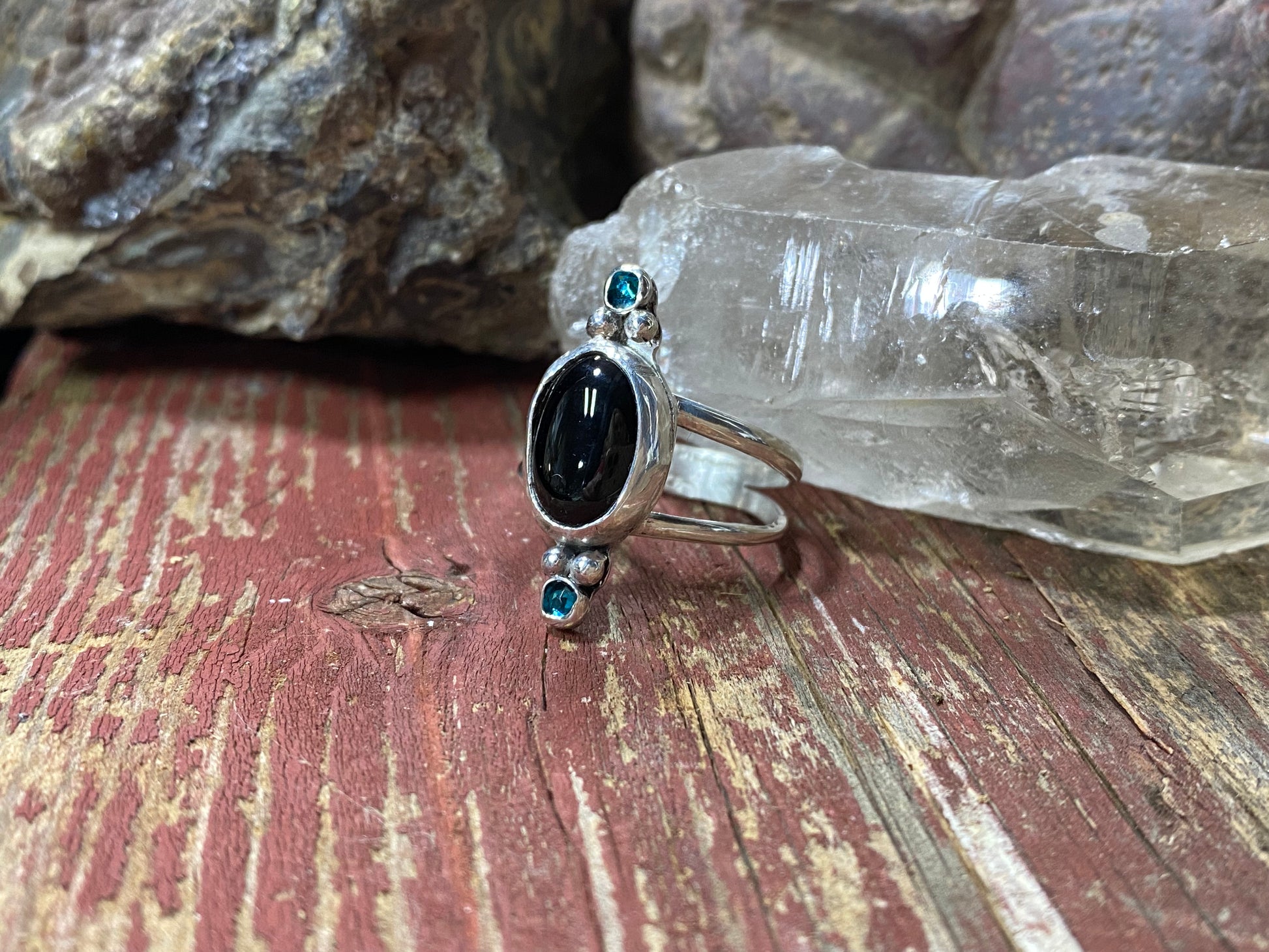 Black onyx ring - Size 9.5 - collectionsbytracy.com