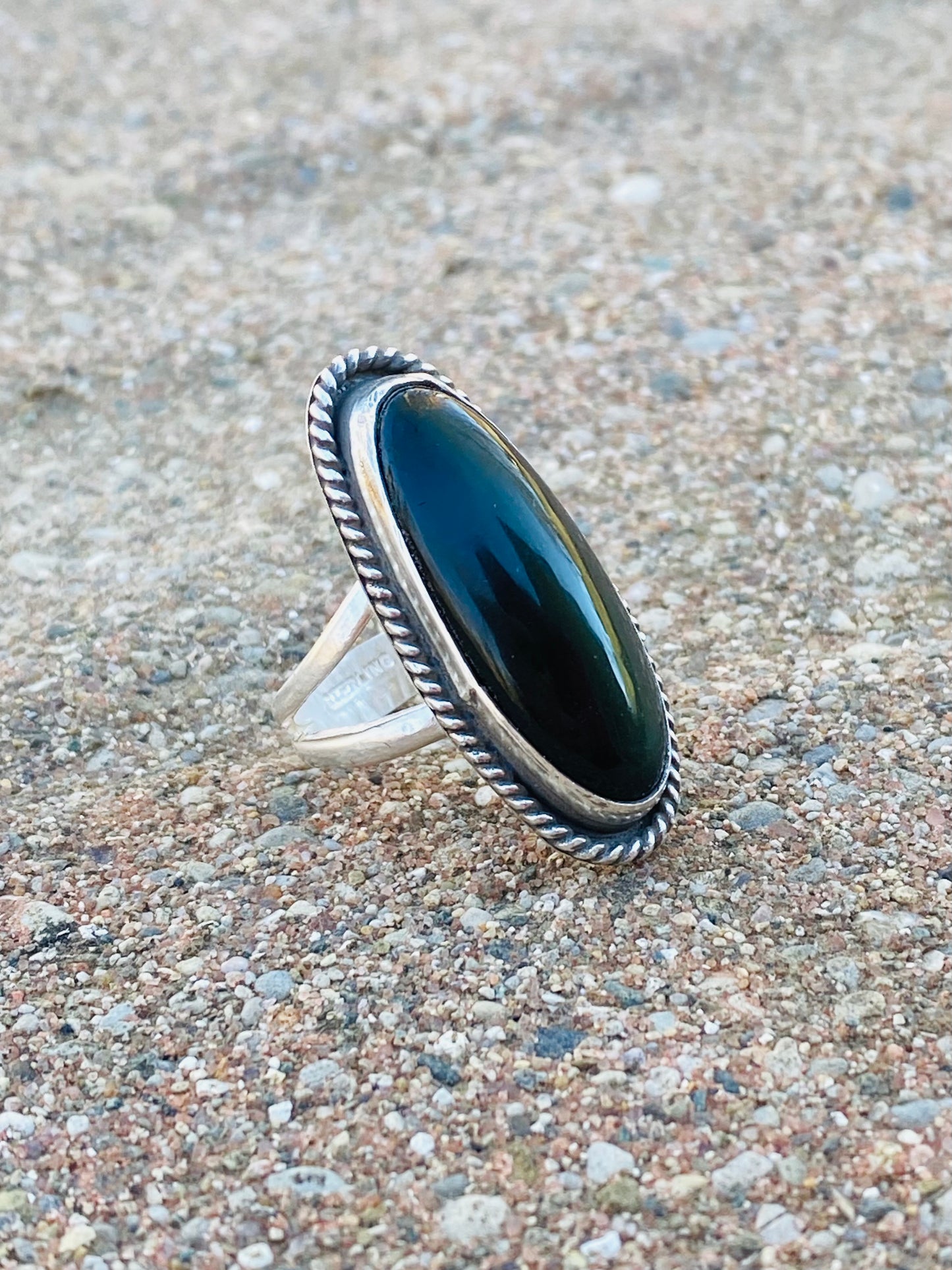 Rainbow Obsidian ring Size 4.5 - collectionsbytracy.com