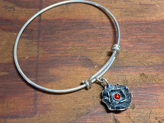 Sterling silver charm bracelet - collectionsbytracy.com