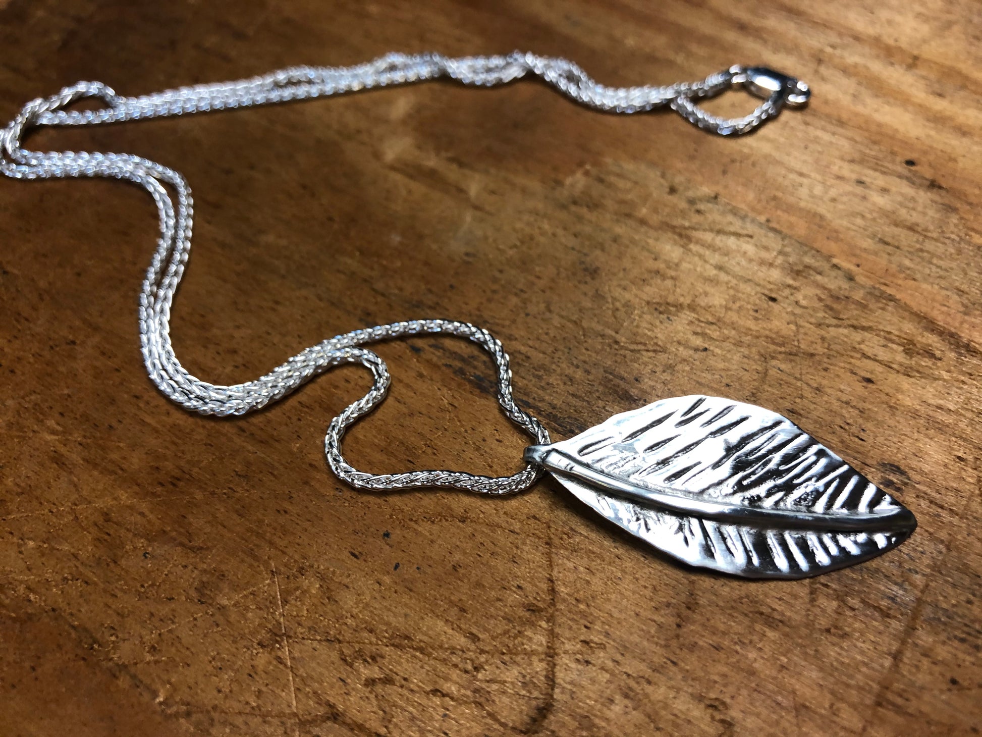 Leaf necklace - collectionsbytracy.com