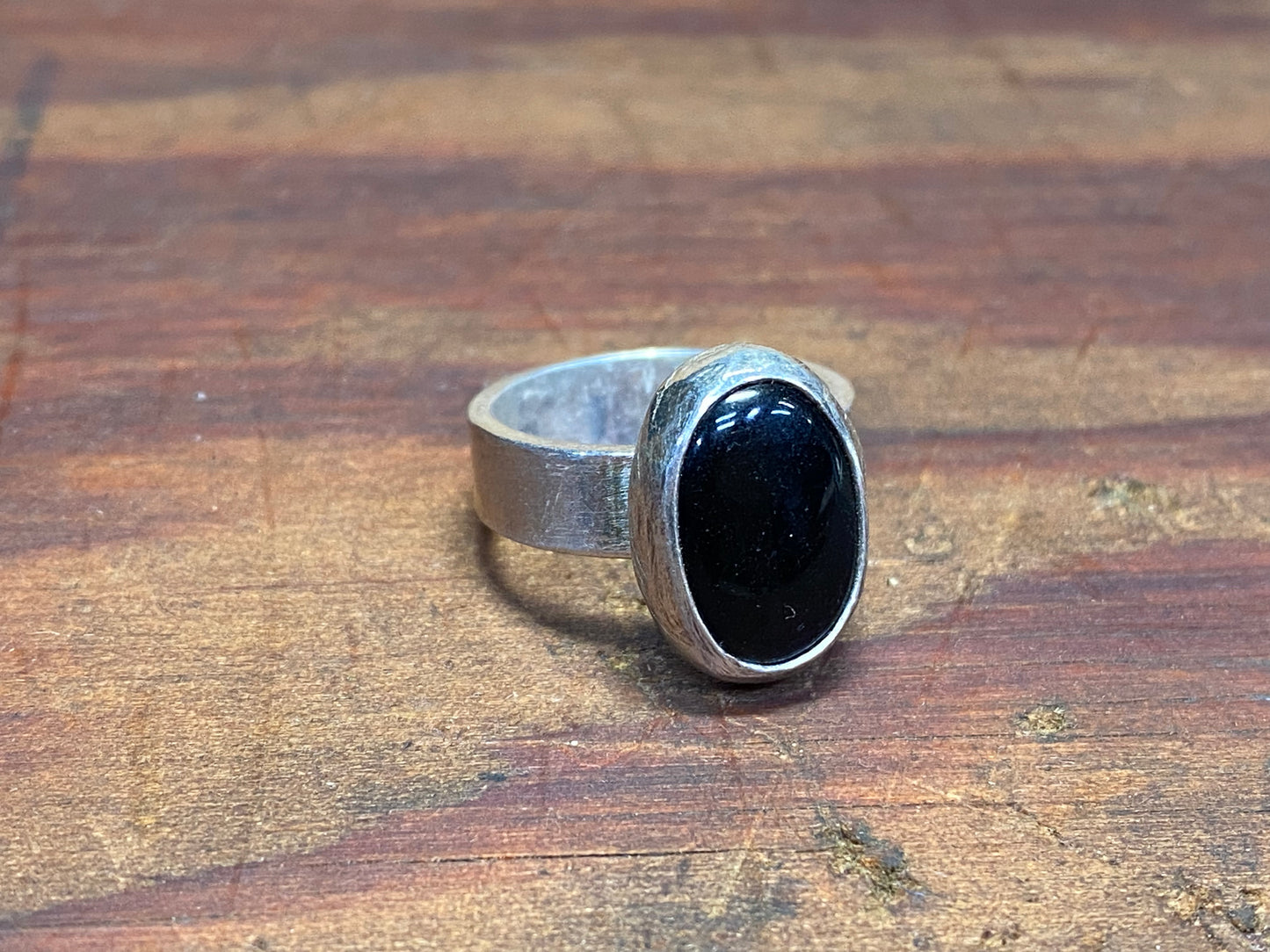 Black Onyx Gemstone Ring Size 4.5 - collectionsbytracy.com