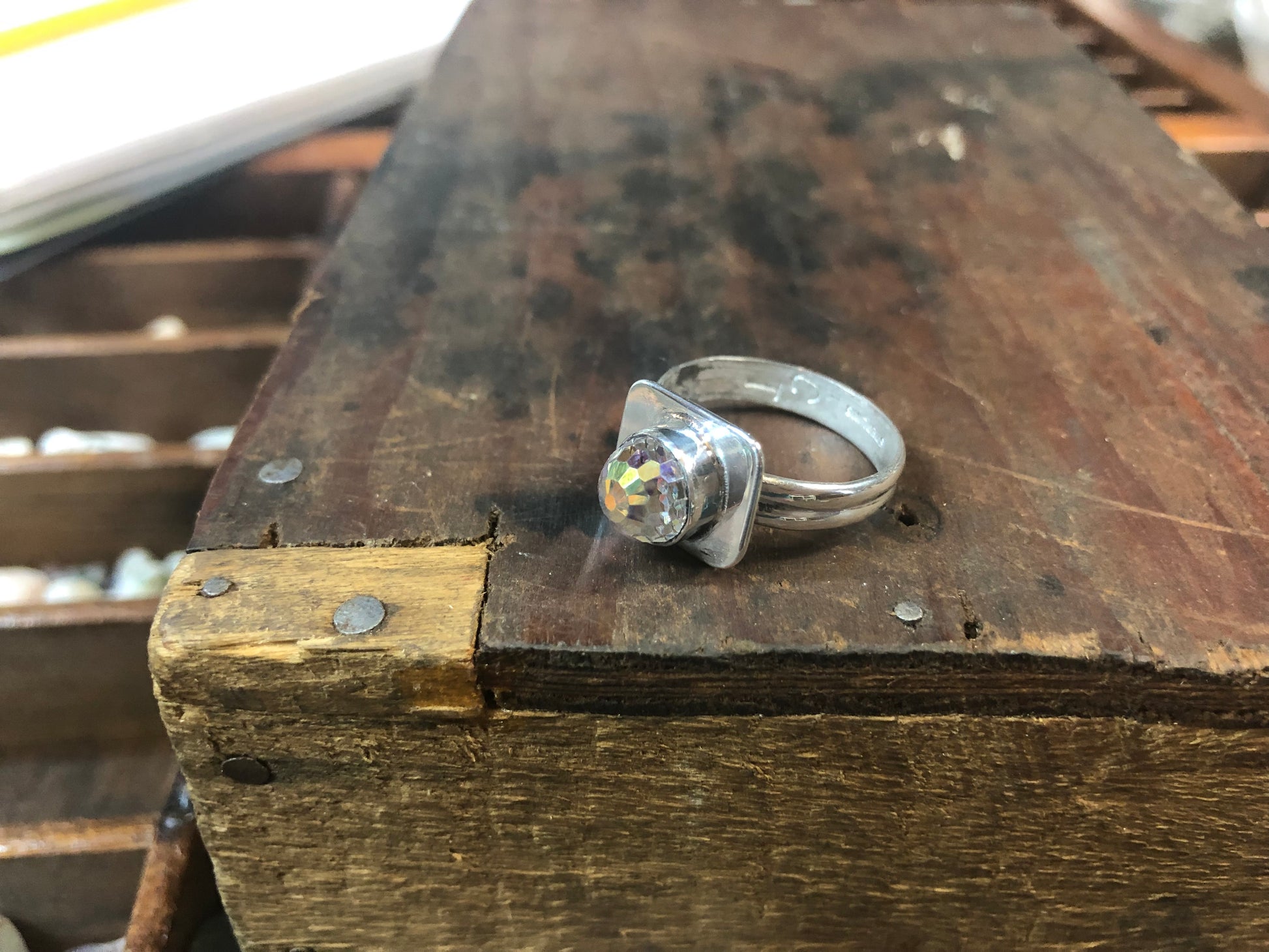 Swarovski crystal cocktail ring - collectionsbytracy.com