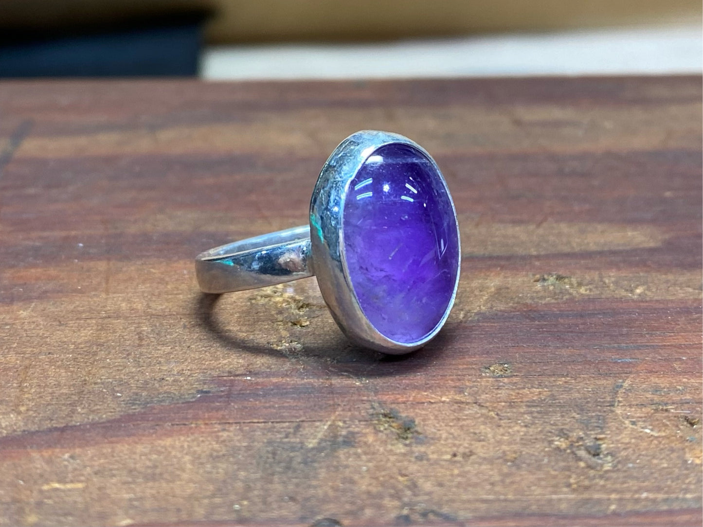 Amethyst stone ring size 8.25 - collectionsbytracy.com