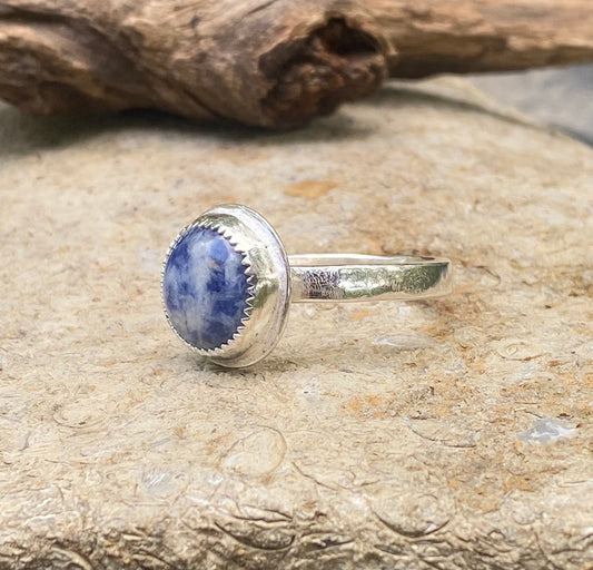 Sodalite gemstone ring - collectionsbytracy.com