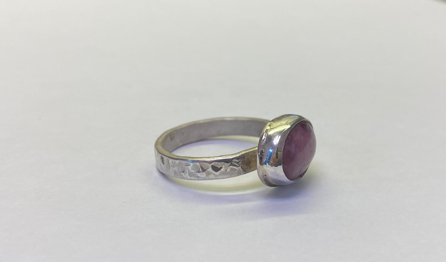 Purple agate ring - collectionsbytracy.com