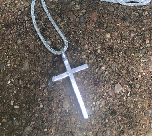 Silver cross necklace - collectionsbytracy.com